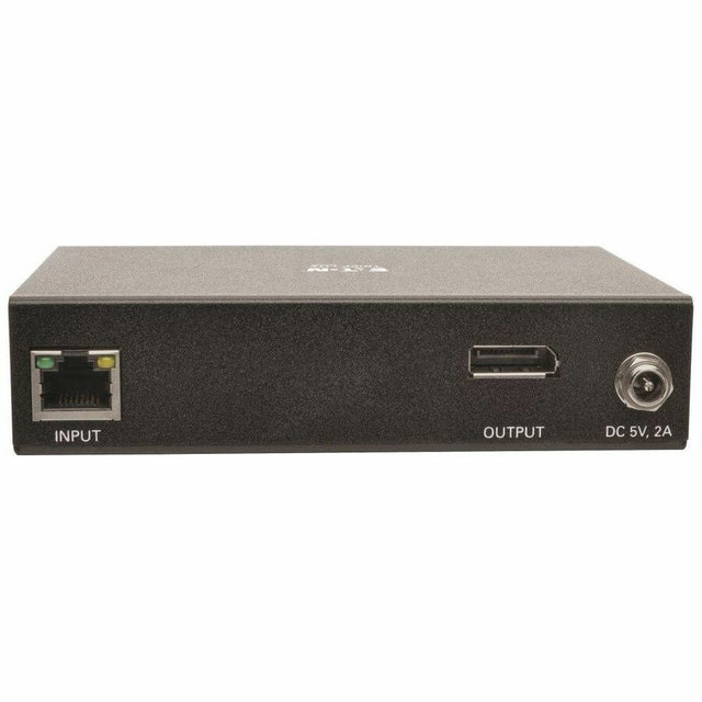 Eaton Tripp Lite Series DisplayPort over IP Extender Receiver over Cat5/Cat6, RS-232 Serial and IR Control, 1080p 60 Hz, 328 ft. (100 m), TAA