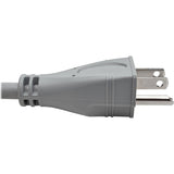 Eaton Tripp Lite Series Hospital-Grade Extension Cord, NEMA 5-15P to NEMA 5-15R - Green Dot, 13A, 125V, 16 AWG, 6 ft. (1.83 m), Gray