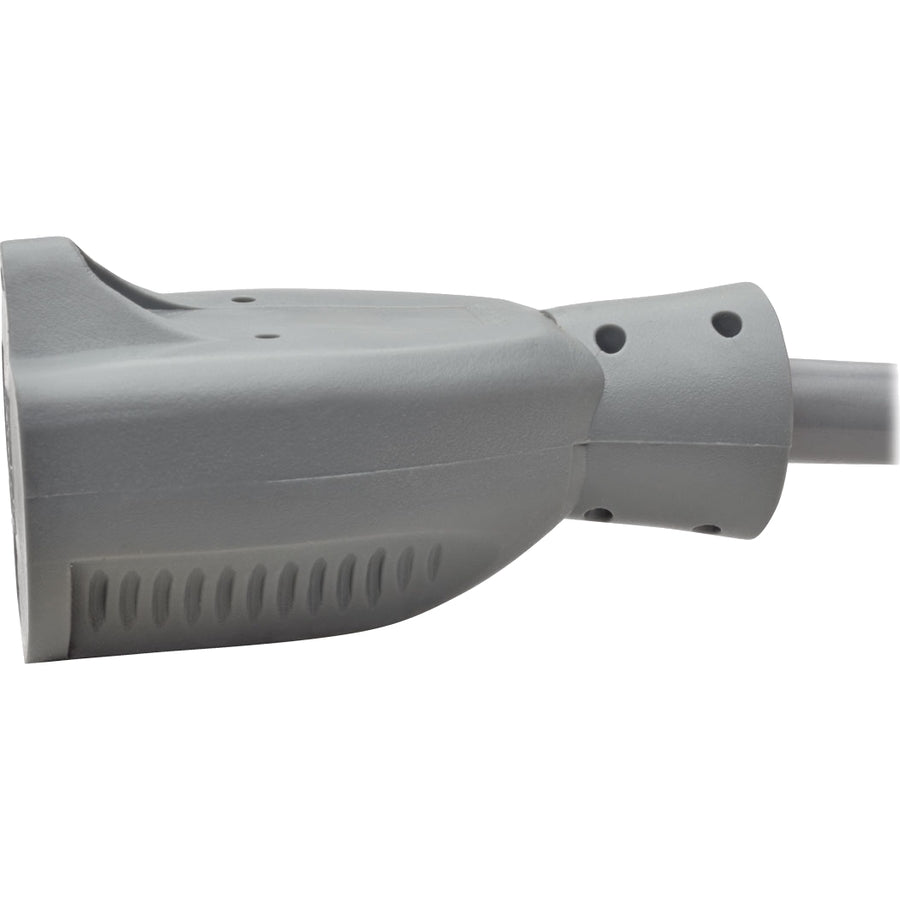 Eaton Tripp Lite Series Hospital-Grade Extension Cord, NEMA 5-15P to NEMA 5-15R - Green Dot, 15A, 125V, 14 AWG, 15 ft. (4.57 m), Gray