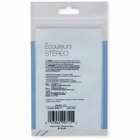 Verbatim Stereo Earphones