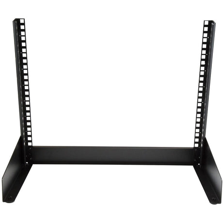 StarTech.com 2-Post 8U Desktop Server Rack, Open Frame 19in Computer Rack, Small Home/Office Rack for AV / Studio / Data / IT Equipment