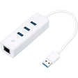 TP-Link (UE330) - USB 3.0 to Ethernet Adapter, Portable 3-port USB Hub with 1 Gigabit