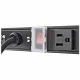 Eaton Tripp Lite Series 12-Outlet Vertical Power Strip, 120V, 15A, NEMA 5-15P, 15 ft. (4.57 m) Cord, 36 in., Black Housing