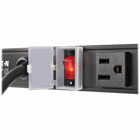 Eaton Tripp Lite Series 12-Outlet Vertical Power Strip, 120V, 15A, NEMA 5-15P, 15 ft. (4.57 m) Cord, 36 in., Black Housing