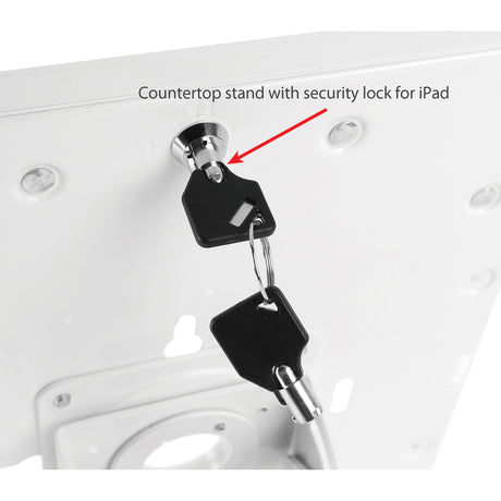 SECURITY COUNTERTOP KIOSK AND