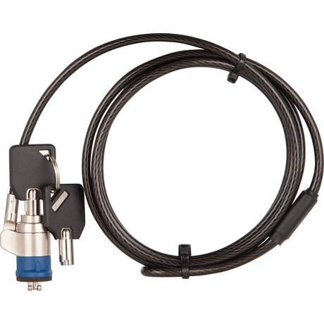 The Joy Factory LockDown Key Cable Lock 6' for Tablets and Laptops