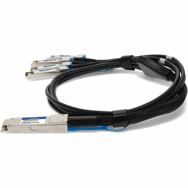 AddOn Juniper Networks Compatible TAA Compliant 100GBase-CU QSFP28 to 4xSFP28 Direct Attach Cable (Passive Twinax, 3m)