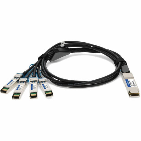 AddOn Juniper Networks Compatible TAA Compliant 100GBase-CU QSFP28 to 4xSFP28 Direct Attach Cable (Passive Twinax, 3m)