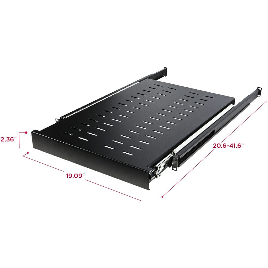 19IN 1U SLIDING SHELF 25IN DEEP