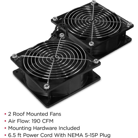 CRA11002 ROOF MNT FAN KIT 120V