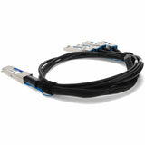 AddOn Arista Networks CAB-Q-4S-100G-1M Compatible TAA Compliant 100GBase-CU QSFP28 to 4xSFP28 Direct Attach Cable (Passive Twinax, 1m)