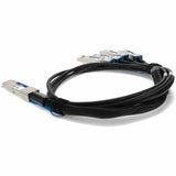 AddOn Arista Networks CAB-Q-4S-100G-3M Compatible TAA Compliant 100GBase-CU QSFP28 to 4xSFP28 Direct Attach Cable (Passive Twinax, 3m)