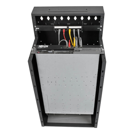 Eaton Tripp Lite Series SmartRack 16U Low-Profile Vertical-Mount Wall-Mount Half-Height Server Rack Enclosure