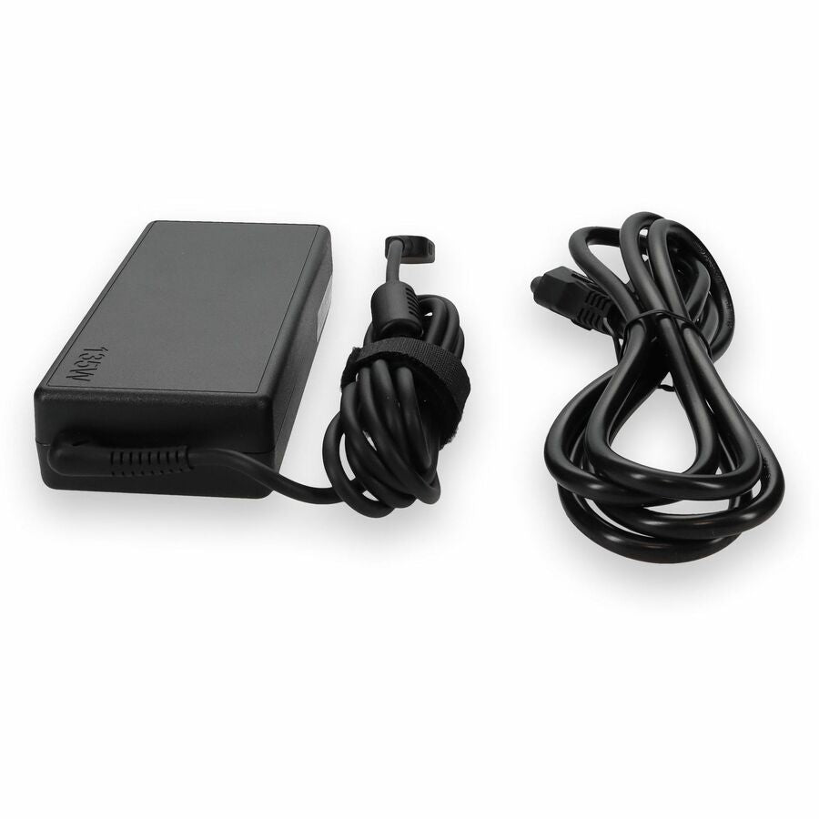 Lenovo 4X20E50558 Compatible 135W 20V at 6.75A Black Slim Tip Laptop Power Adapter and Cable