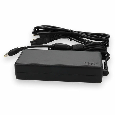 Lenovo 4X20E50558 Compatible 135W 20V at 6.75A Black Slim Tip Laptop Power Adapter and Cable