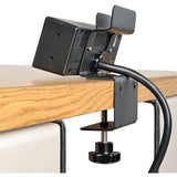 Eaton Tripp Lite Series Protect It! 3-Outlet Surge Protector with Desk Clamp, 10 ft. Cord, 510 Joules, 2 USB Charging Ports, Black Housing