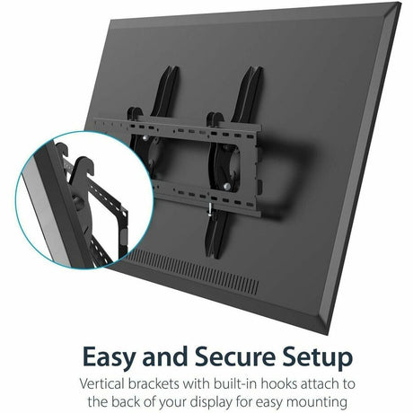 StarTech.com Flat Screen TV Wall Mount - Tilting - For 32" to 75" TVs - Steel - VESA TV Mount - Monitor Wall Mount