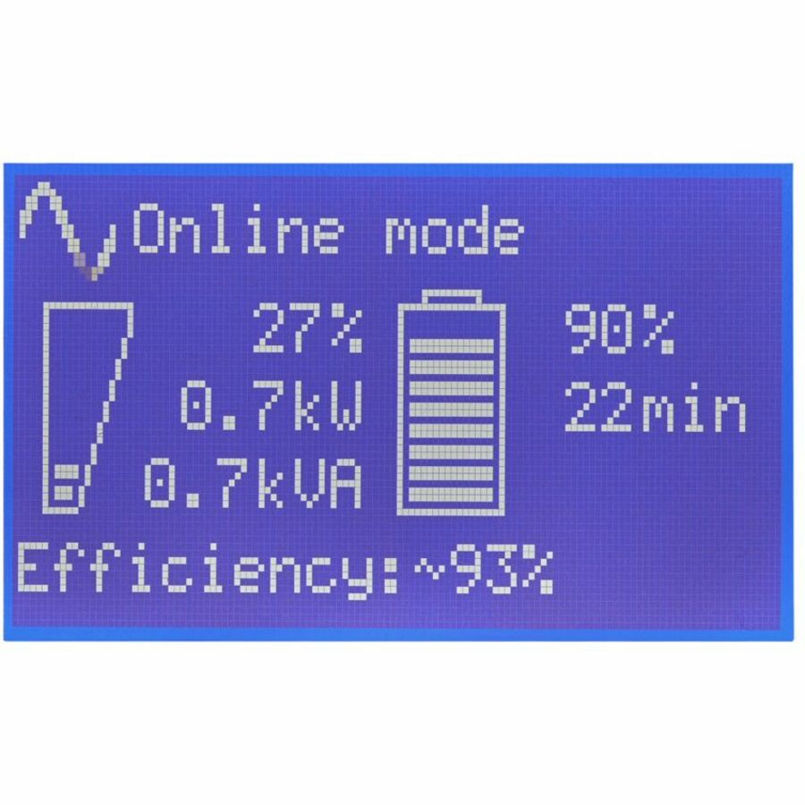 Eaton 9PX 1500VA 1350W 120V Online Double-Conversion UPS - 5-15P, 8x 5-15R Outlets, Cybersecure Network Card, Extended Run, 2U Rack/Tower