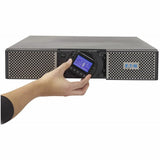 Eaton 9PX 1500VA 1350W 120V Online Double-Conversion UPS - 5-15P, 8x 5-15R Outlets, Cybersecure Network Card, Extended Run, 2U Rack/Tower