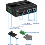 6P Industrial Gigabit PoE
