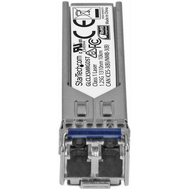 StarTech.com Cisco GLC-LX-SM-RGD Compatible SFP Module - 1000BASE-LX - 1GE Gigabit Ethernet 1GbE Single Mode Fiber SMF Optic Transceiver
