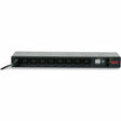 APC NetShelter Switched Rack PDU, 1U, 1PH, 2.3kW 230V 10A or 2.5kW 208V 12A, 8 C13 outlets, C14 cord