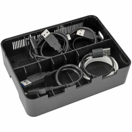 Eaton Tripp Lite Series 5-Port USB Charging Station with Built-In Device Storage, 12V 4A (48W) USB Charger Output