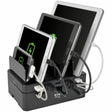 Eaton Tripp Lite Series 5-Port USB Charging Station with Built-In Device Storage, 12V 4A (48W) USB Charger Output