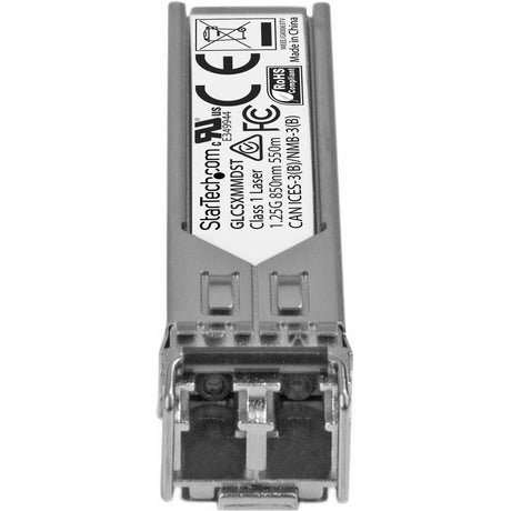 StarTech.com Cisco GLC-SX-MMD Compatible SFP Module - 1000BASE-SX - 1GE Gigabit Ethernet SFP 1GbE Multimode Fiber MMF Optic Transceiver