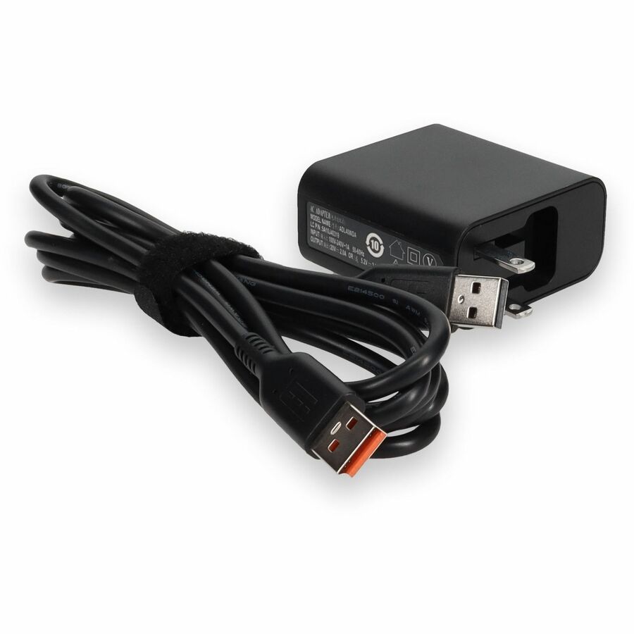 Lenovo ADL40WDA Compatible 40W 20V at 2A Black Laptop Power Adapter and Cable