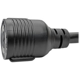 Eaton Tripp Lite Series Power Extension Cord, NEMA L5-30P to NEMA L5-30R- Heavy-Duty, 30A, 125V, 10 AWG, 15 ft. (4.57 m), Black, Locking Connectors