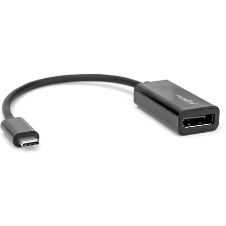 Rocstor Premium USB-C to DisplayPort Adapter M/F - USB Type-C to DP Converter Adapter for Computers, Macbook, Macbook Pro, Chromebook or devices with USB C - 6" - USB Type C - For connections via USB-C to DisplayPort for Monitors, Projector, HDTV, and Aud