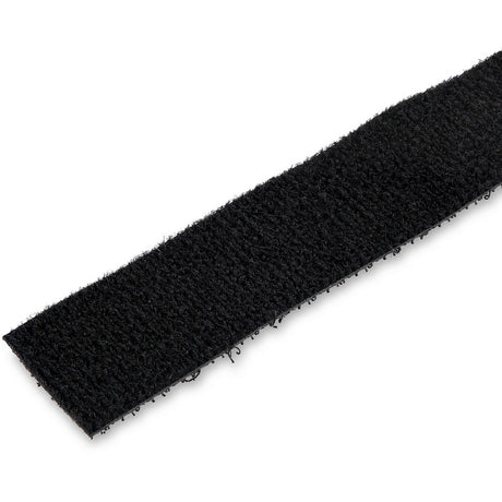 StarTech.com Hook-and-Loop Cable Management Tie - 50 ft. Bulk Roll - Black - Cut-to-Size Cable Wrap / Straps