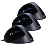 Adesso Programmable Vertical Ergonomic Left-Handed Mouse