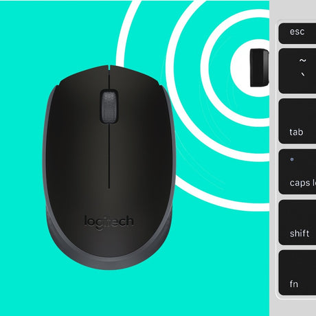 WL MOUSE M170 BLACK CLAMSHELL