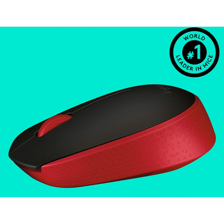 Logitech M170 Wireless Compact Mouse (Red)