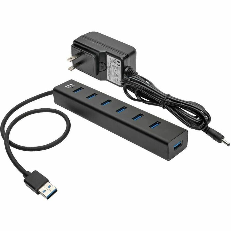 Eaton Tripp Lite Series 7-Port Portable USB 3.x (5Gbps) Mini Hub, Aluminum