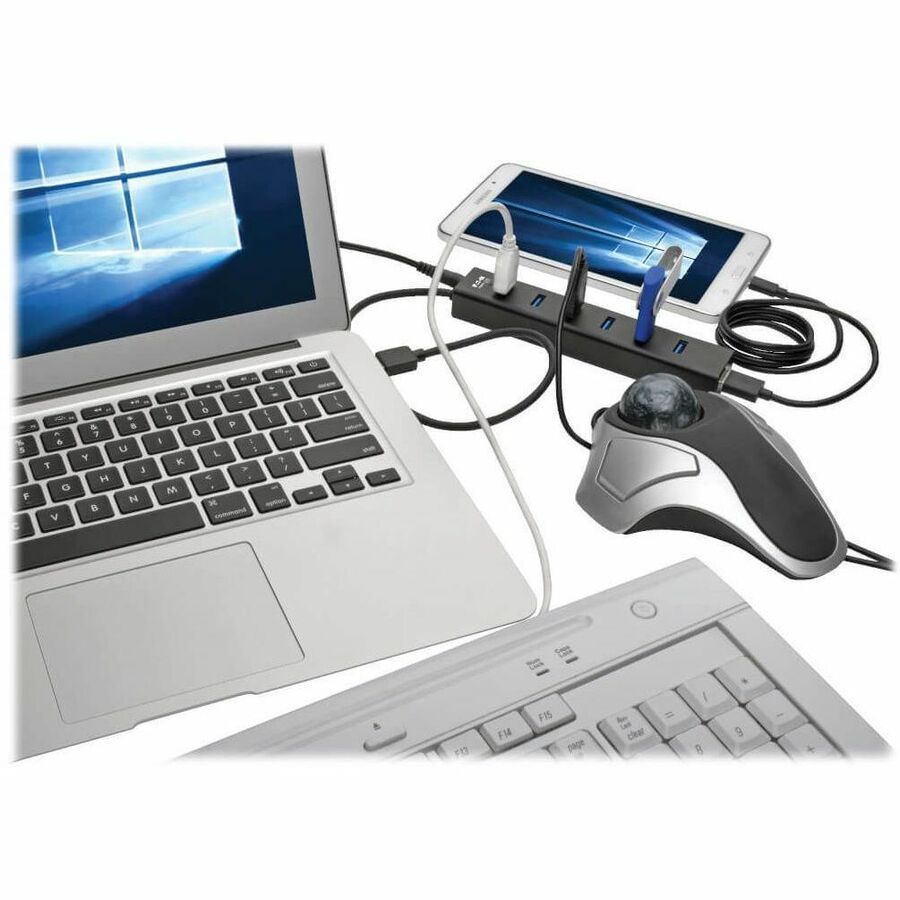 Eaton Tripp Lite Series 7-Port Portable USB 3.x (5Gbps) Mini Hub, Aluminum