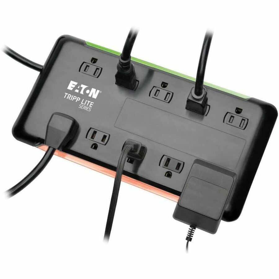 Eaton Tripp Lite Series Protect It! 10-Outlet Surge Protector, 6 ft. Cord, 2880 Joules, Black Housing