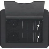 Kramer Table Mount Modular Multi-Connection Solution - Tilt-Up Lid