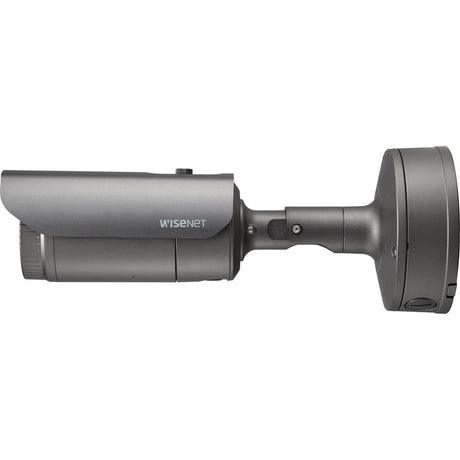 Wisenet XNO-6080R 2 Megapixel Outdoor Full HD Network Camera - Monochrome, Color - Bullet - Dark Gray