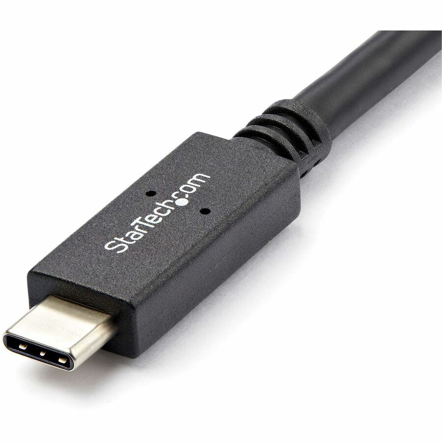 StarTech.com 1m 3 ft USB C Cable with Power Delivery (5A) - M/M - USB 3.1 (10Gbps) - USB-IF Certified - USB Type C Cable - USB 3.2 Gen 2