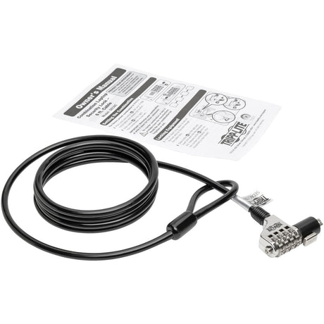 Eaton Tripp Lite Series Security Lock for Laptops and Peripherals, 4-Digit Combination, 6 ft. (1.83 m) Cable