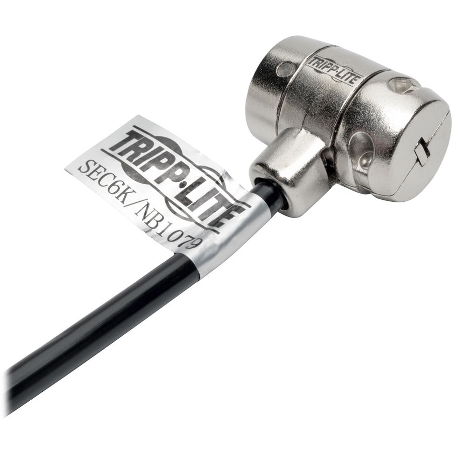 Eaton Tripp Lite Series Security Lock for Laptops and Peripherals, Keyed, 6 ft. (1.83 m) Cable