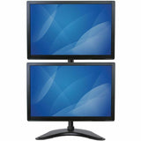 StarTech.com Vertical Dual Monitor Stand, Heavy Duty Steel, Monitors up to 27" (22lb/10kg), Vesa Monitor, Computer Monitor Stand