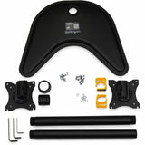 StarTech.com Vertical Dual Monitor Stand, Heavy Duty Steel, Monitors up to 27" (22lb/10kg), Vesa Monitor, Computer Monitor Stand