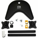 StarTech.com Vertical Dual Monitor Stand, Heavy Duty Steel, Monitors up to 27" (22lb/10kg), Vesa Monitor, Computer Monitor Stand