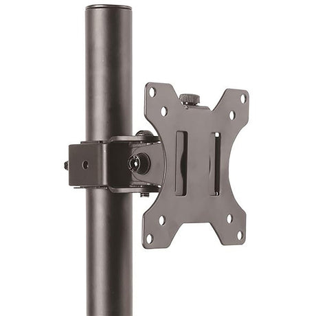 StarTech.com Single Monitor Desk Mount, Adjustable Monitor VESA Mount 34" (17.6lb/8kg) Display, Ergonomic Pole Mount Arm, C-Clamp/Grommet