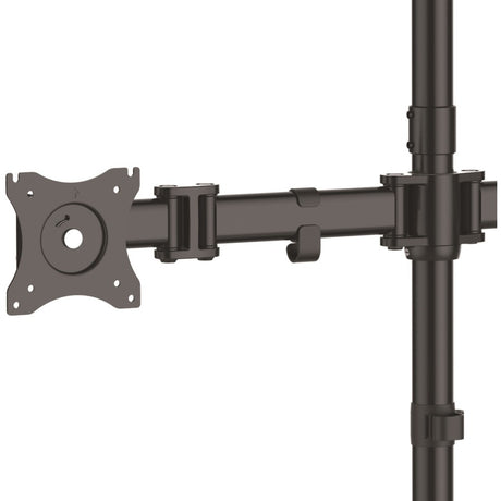 StarTech.com Quad Monitor Stand, Crossbar, Steel, Monitors up to 27" (17.6lb/8kg), VESA Monitor, Computer Monitor Stand, Monitor Arm