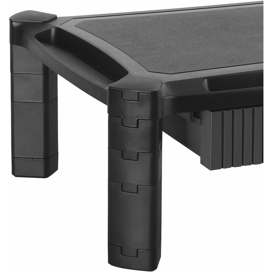 StarTech.com Adjustable Monitor Riser, Large, Drawer, Monitors up to 32" (22lb/10kg), Adjustable Height, Desk Monitor Stand